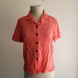 Caribbean Joe Vibrant Coral Shirt